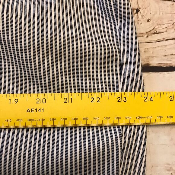 Lane Bryant Womens Striped Blue White Belted Pencil Skirt Sz 22 - Picture 11 of 15